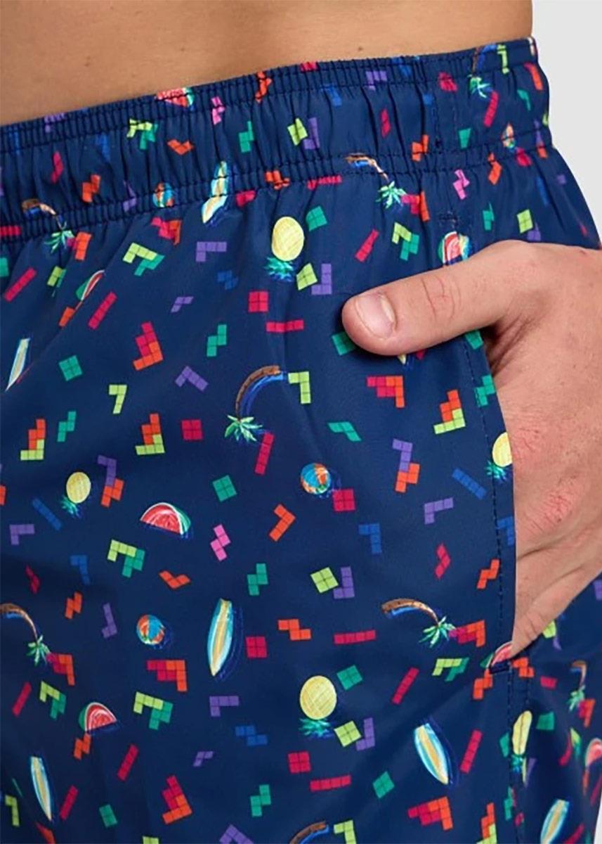 Arena Mens Beach Short - Navy / Multi-622428
