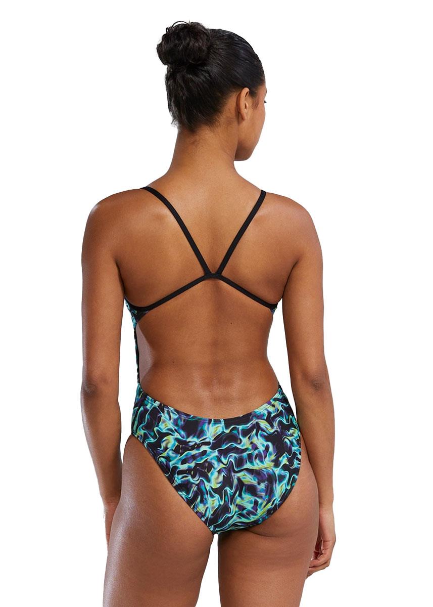 TYR Energia Cutoutfit Durafast Elite One Piece Swimsuits - Green-brand