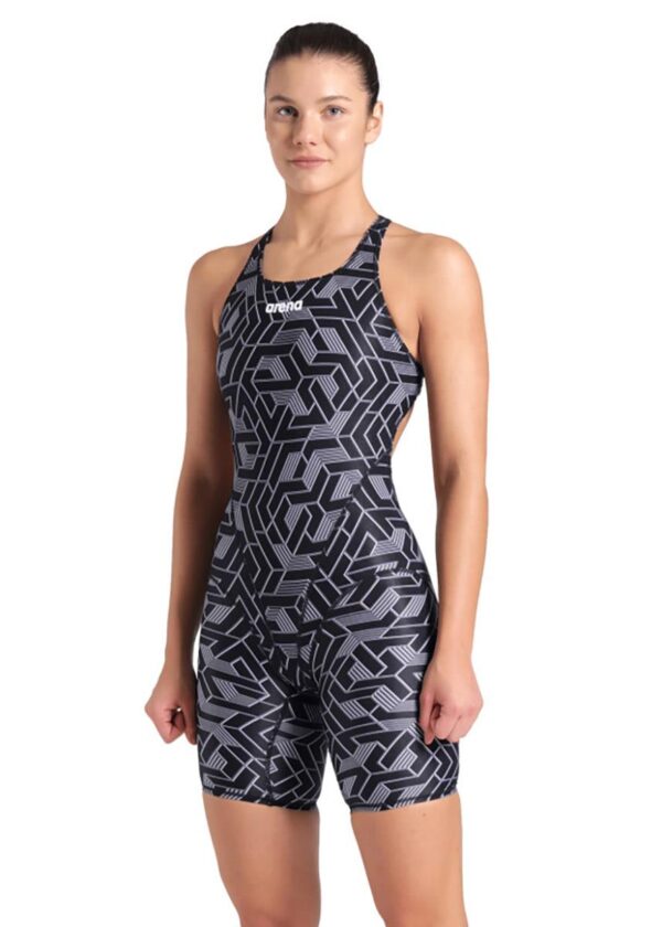 Arena Printed Full Body Kneesuit - Black / Multi