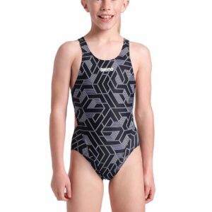 Arena Girl's Escape Swim Tech Back Swimsuit - Black