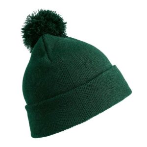 Core Kids Pom Pom Beanie - Bottle Green