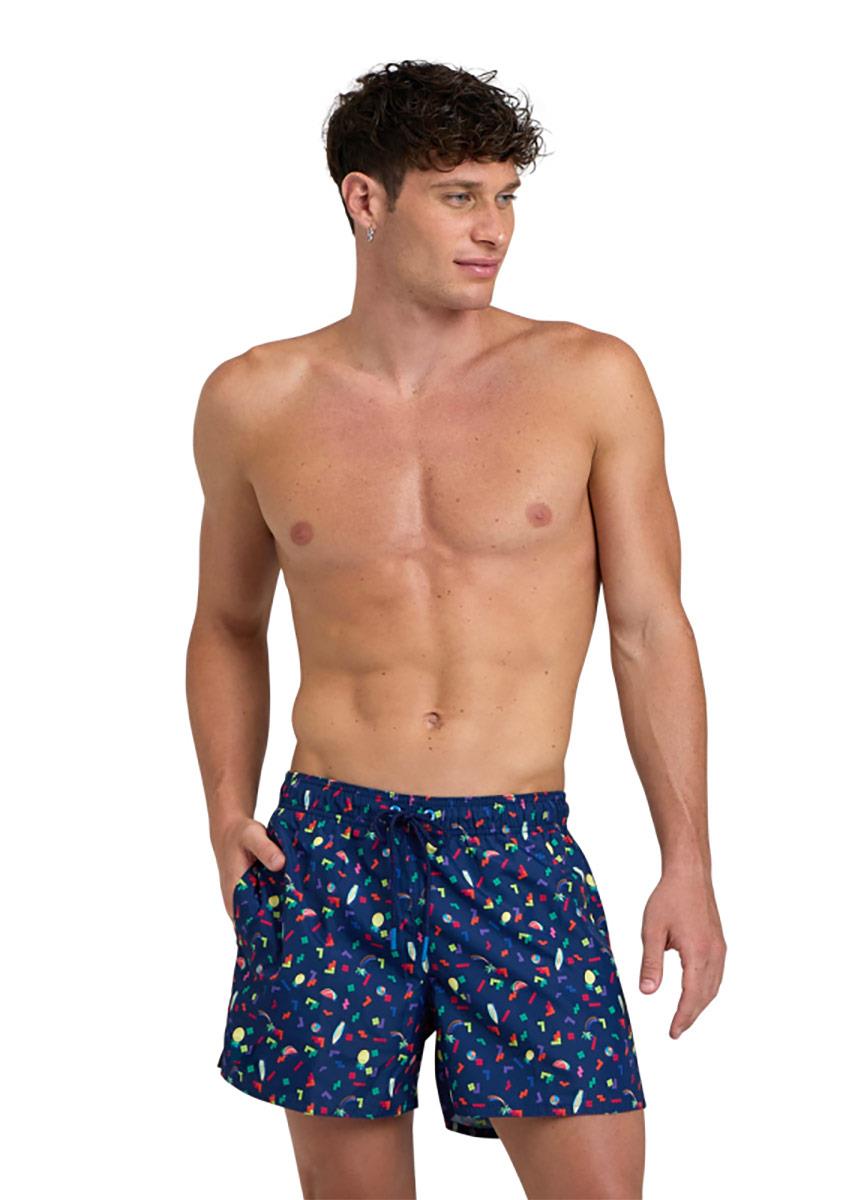 Arena Mens Beach Short - Navy / Multi