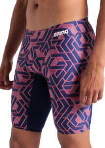 Arena Mens Escape Jammer - Navy / Red / White / Blue