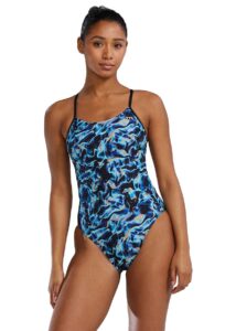 TYR Energia Cutoutfit Durafast Elite One Piece Swimsuits - Blue