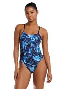 TYR Durafast Elite Reflecta Cutoutfit Swimsuit - Blue Ice