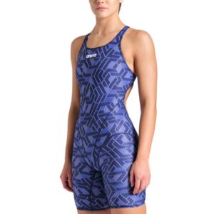 Arena Printed Full Body Kneesuit - Navy / Multi