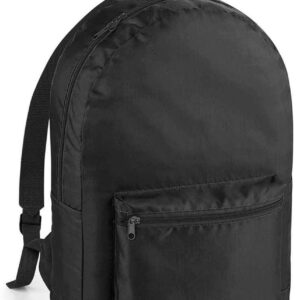BagBase Packaway Backpack - Black