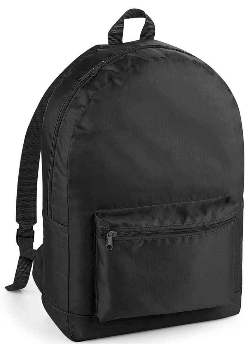 BagBase Packaway Backpack - Black
