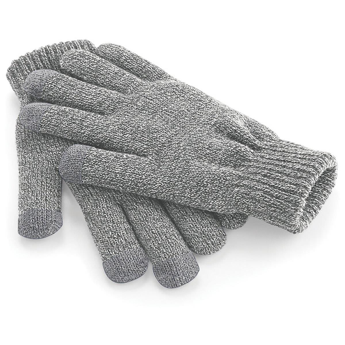 Beechfield Touchscreen Smart Glove - Heather Grey