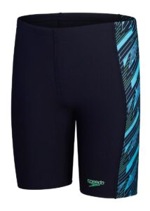 Speedo Boys HyperBoom Panel Jammer - Navy / Green