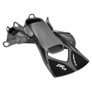 Aquasphere Zip VX Swim Training Fins - Black