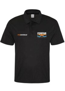 ForFar Swimming Club Custom Black Polo