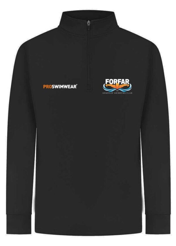 ForFar Swimming Club Custom 1/4 Zip Tracksuit Top-0