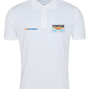 ForFar Swimming Club Custom White Polo - Adult-0