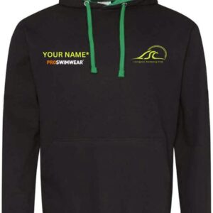 Livingston Swimming Club Custom Hoodie - Black / Green-0
