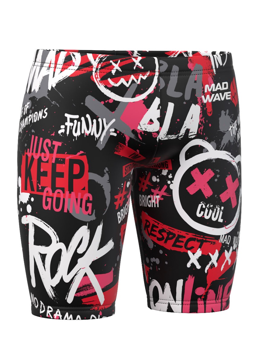 Mad Wave Drive Junior PBT H1 Jammer - Black / Multi-623616