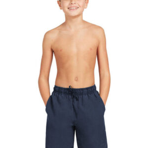 Zoggs Boys Mosman Washed 15 Inch Ecodura Shorts - Navy Blue