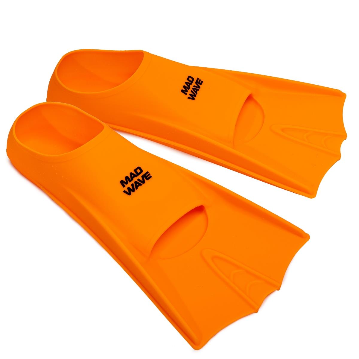 Mad Wave Training Flippers - Orange