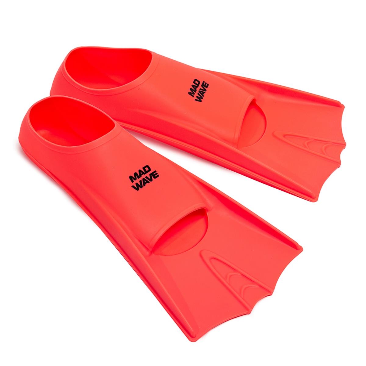 Mad Wave Training Flippers - Red
