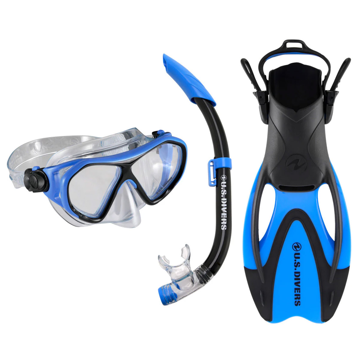 US Divers Dorado II Junior Snorkelling Set - Blue / Black