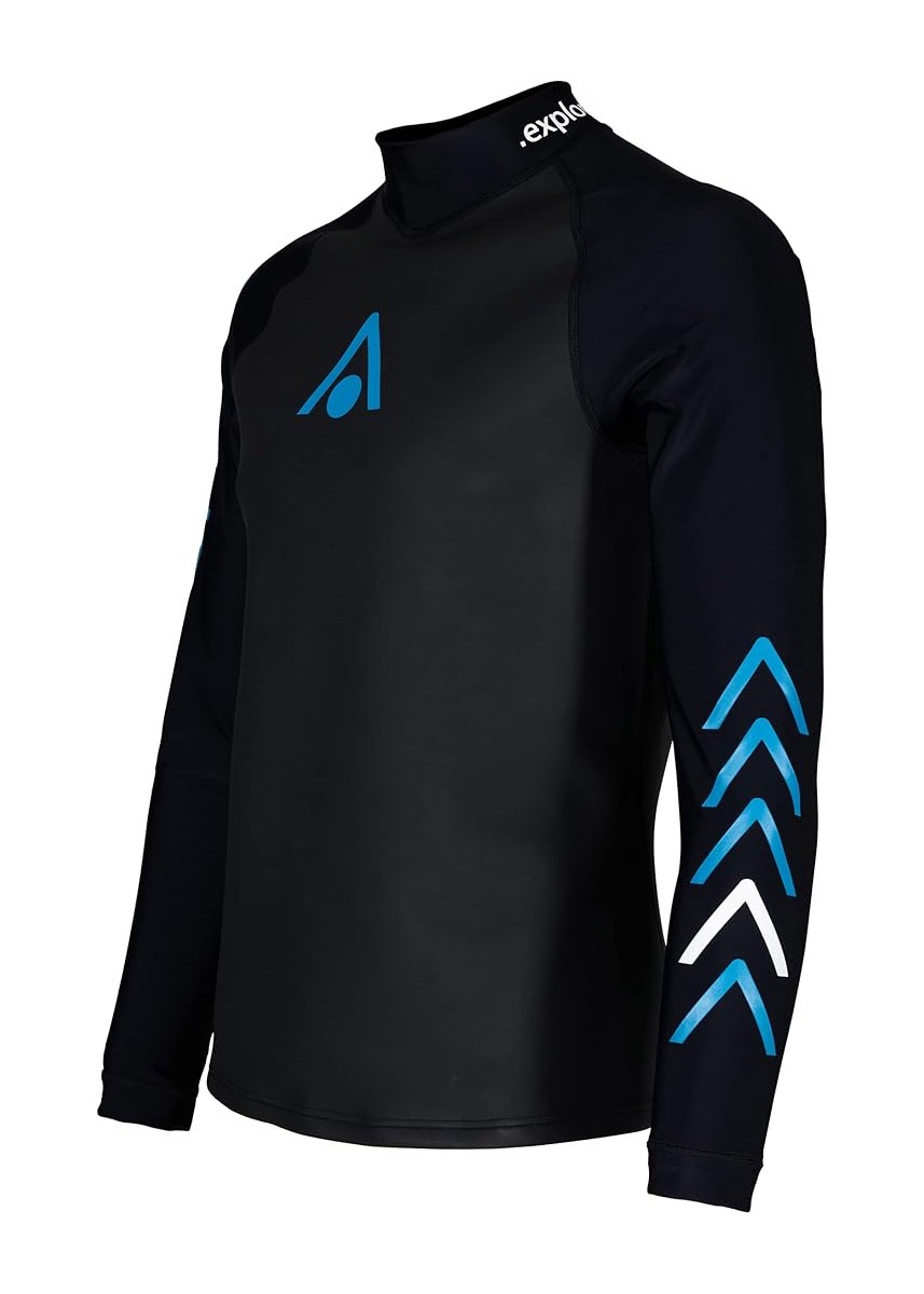 Aquasphere Mens Aquaskin Top - Black / Blue