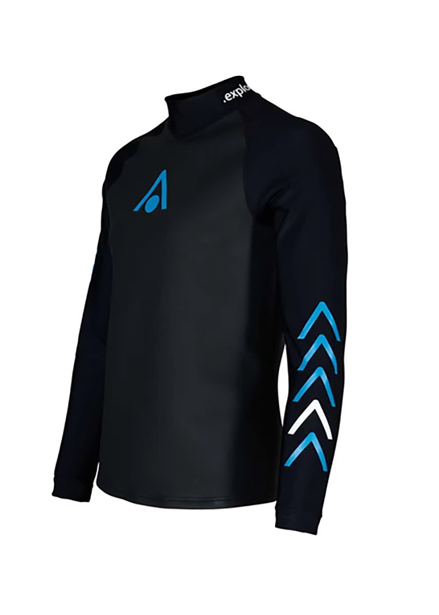 Aquasphere Womens Aquaskin Top - Black / Blue-brand