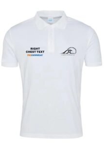 Livingston Swimming Club White Polo Shirt