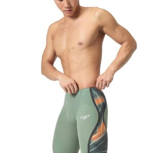 Speedo Fastskin LZR Pure Intent 2.0 High Waisted Jammer - Green / Orange