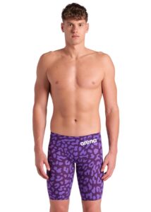 Arena Powerskin Carbon Air² Limited Edition Leopard Skin Jammer - Violet