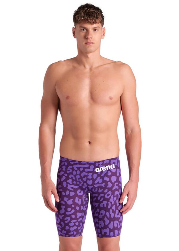 Arena Powerskin Carbon Air² Limited Edition Leopard Skin Jammer - Violet