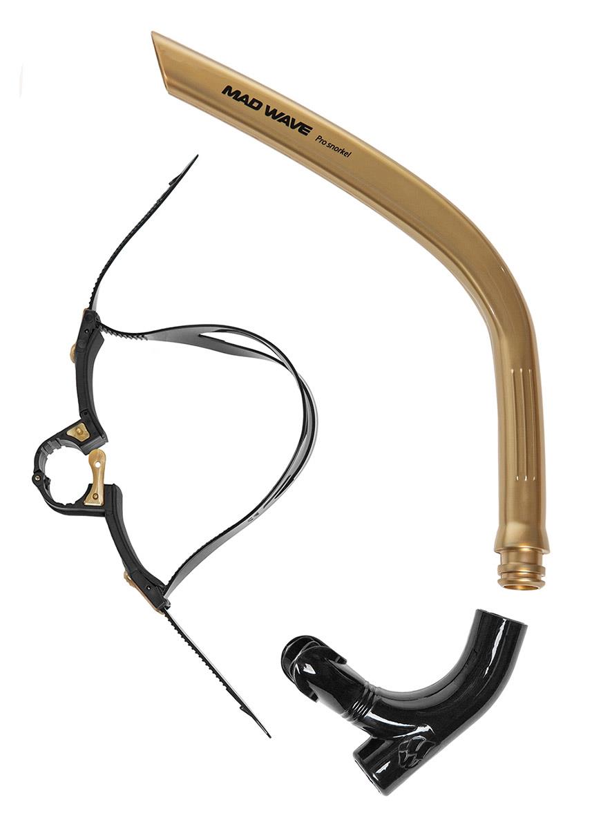 Mad Wave Pro Snorkel - Gold-brand