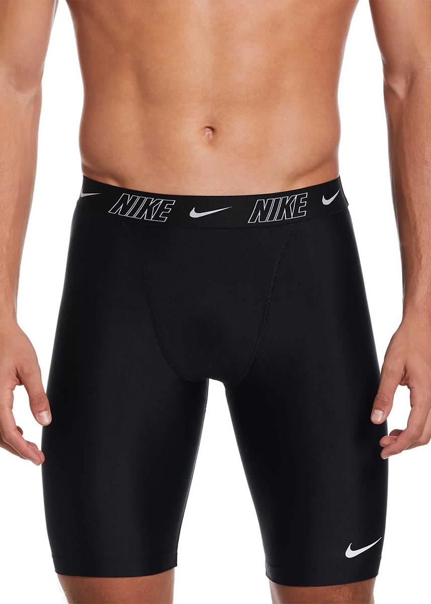 Nike Swim Logo Tape Jammers - Black