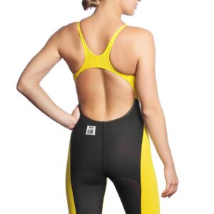 Mad Wave MW Revolution Openback Kneeskin – Black / Yellow