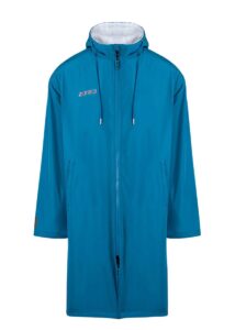 Zone3 Recycled Parka Robe - Teal/Cream/Copper