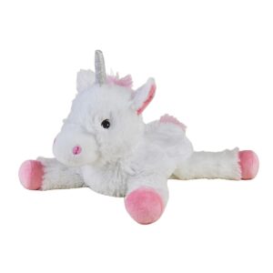 Warmies Microwavable Plush Laying Unicorn - 26 cm