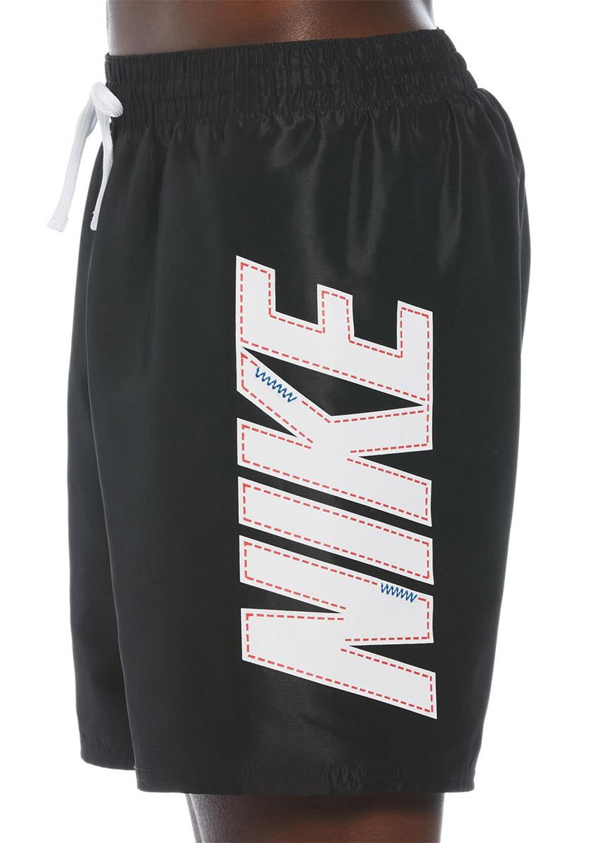 Nike Men's Big Block 7" Volley Shorts - Black-623267