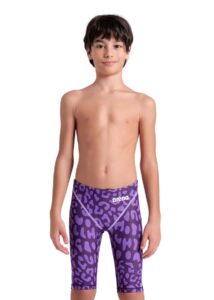 Arena Boys Powerskin ST Next Limited Edition Leopard Skin Jammer - Violet