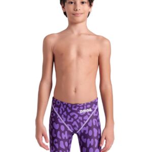 Arena Boys Powerskin ST Next Limited Edition Leopard Skin Jammer - Violet