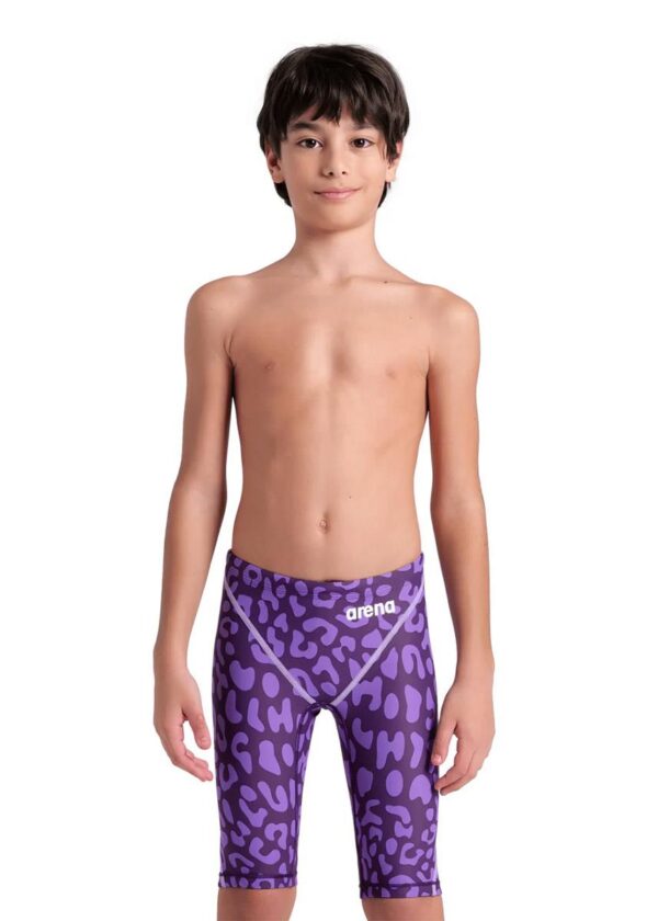Arena Boys Powerskin ST Next Limited Edition Leopard Skin Jammer - Violet