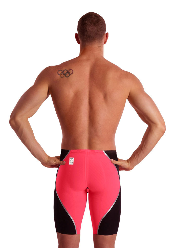 Speedo Fastskin LZR Pure Intent High Waist Jammer - Pheonix Red (Missing Tags)-brand