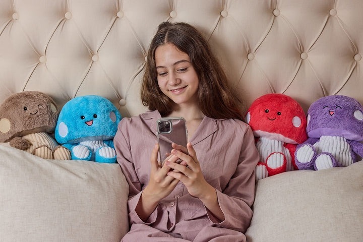 Warmies Microwavable Blue Mushroom - 33 cm-631241