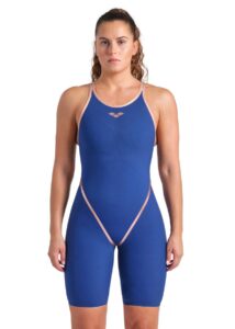 Arena Limited Edition Powerskin Primo Open Back Kneesuit - Navy / Rose Gold