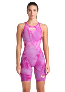 Arena Powerskin Carbon Glide Tie-Dye Limited Edition Openback Kneesuit - Ciclamyn