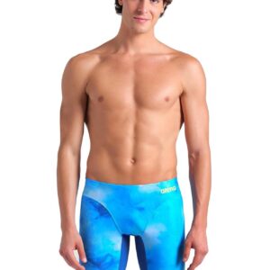 Arena Tie-Dye Allover Jammer - Blue / Multi / Royal