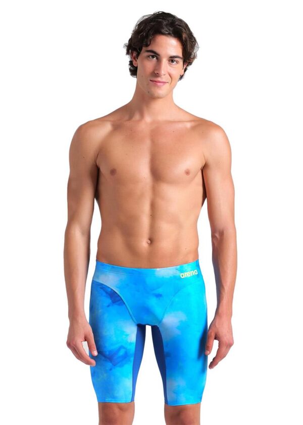 Arena Tie-Dye Allover Jammer - Blue / Multi / Royal