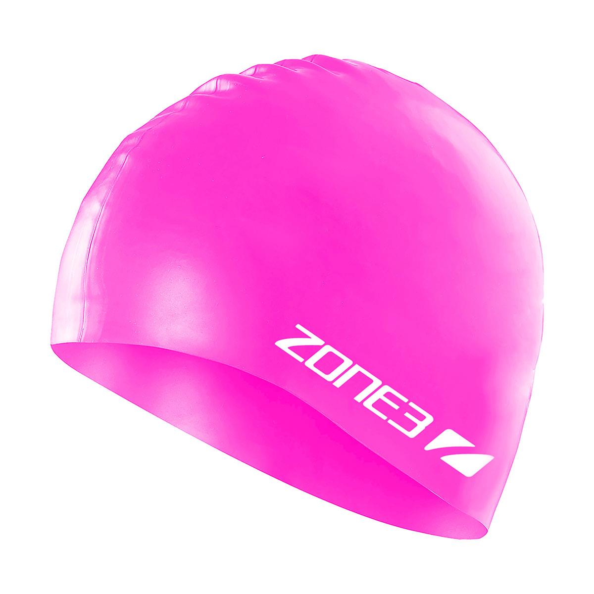Zone3 Silicone Swim Cap - Pink