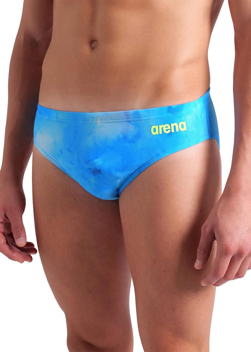 Arena Tie-Dye Allover Briefs - Blue / Multi / Royal-625243