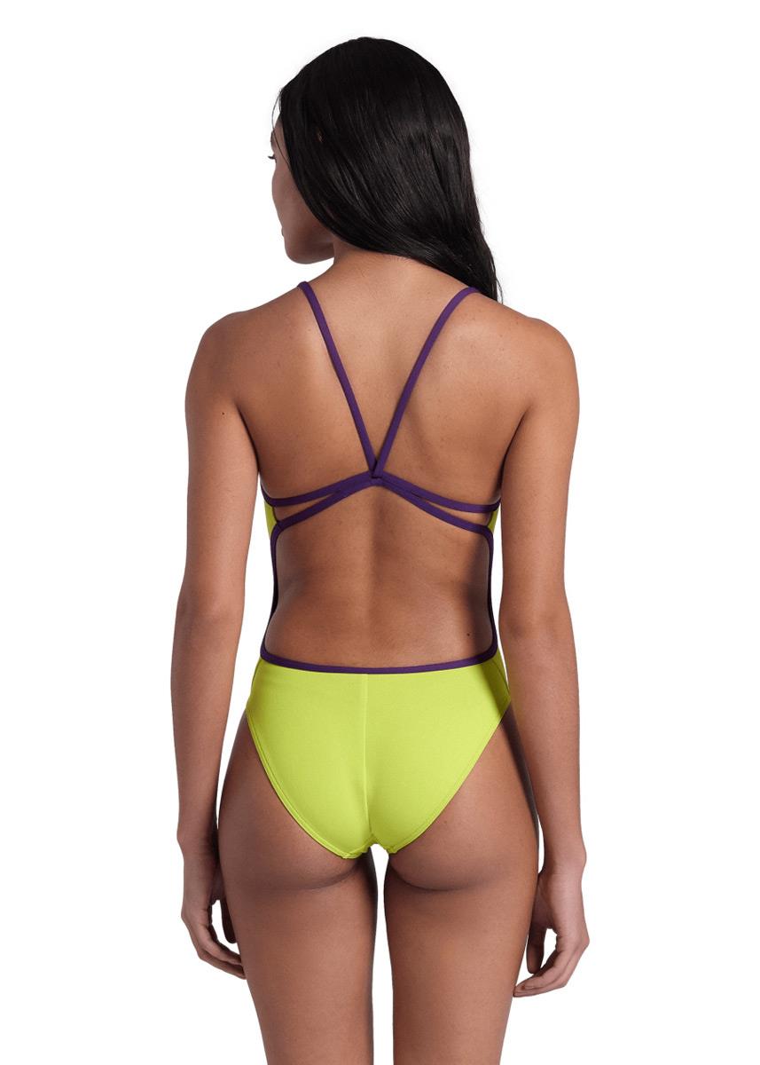 Arena Lace Solid Swimsuit - Soft Green-brand