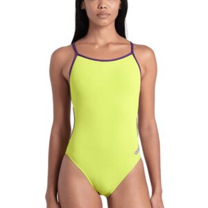 Arena Lace Solid Swimsuit - Soft Green