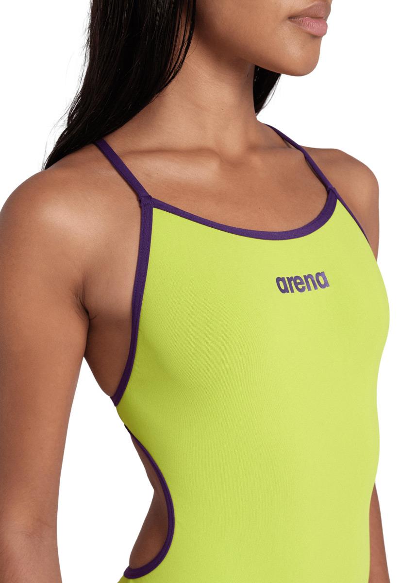 Arena Lace Solid Swimsuit - Soft Green-625835